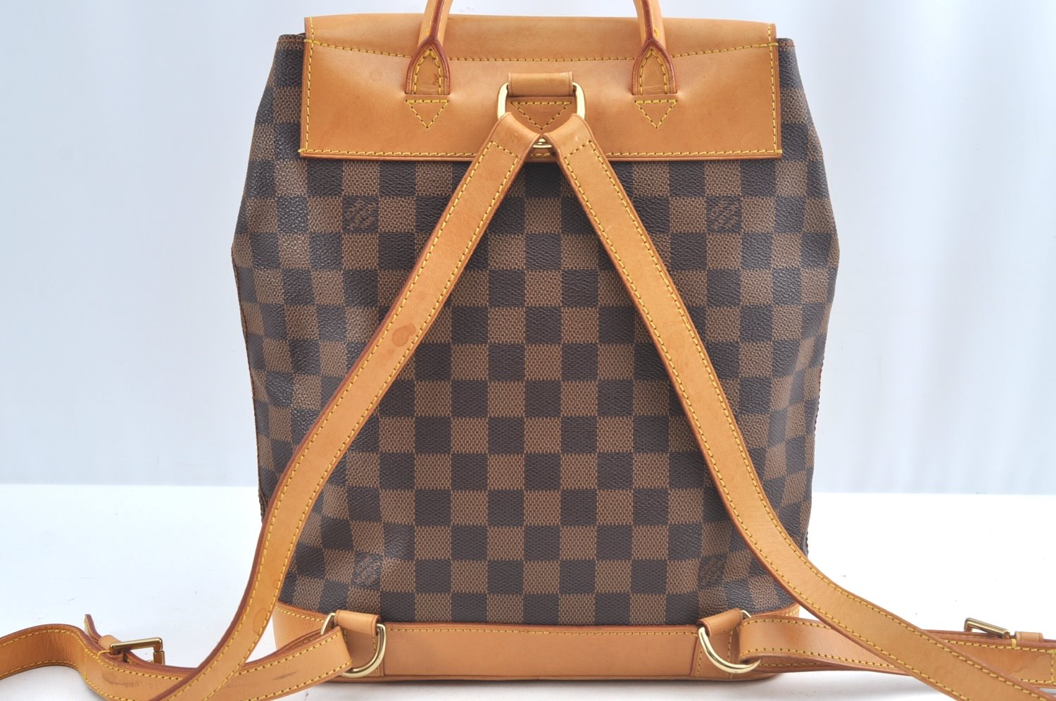 Authentic Louis Vuitton Damier Arlequin Backpack N99038 LV 7656J
