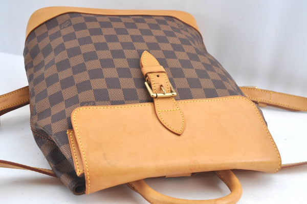 Authentic Louis Vuitton Damier Arlequin Backpack N99038 LV 7656J