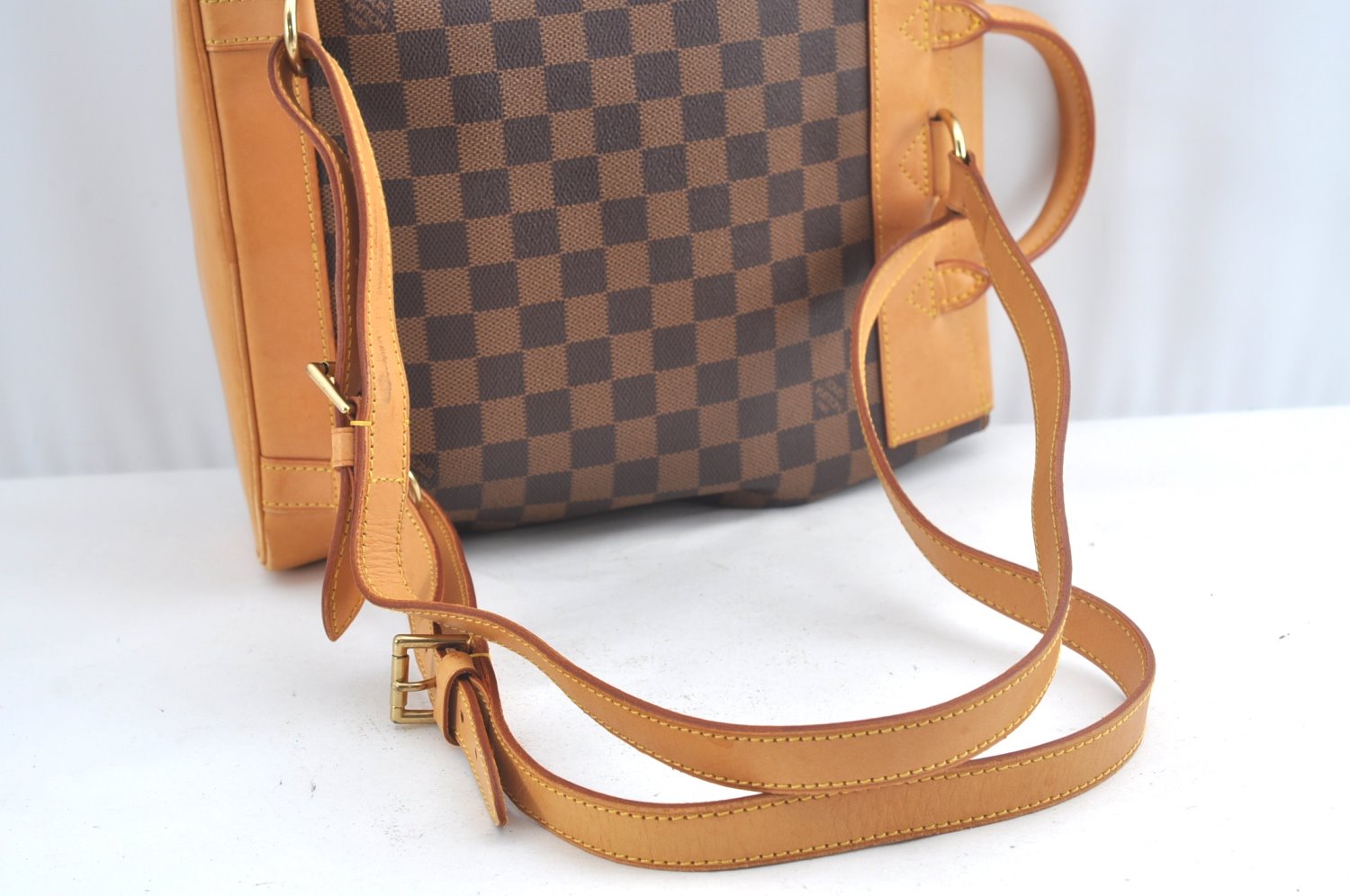 Authentic Louis Vuitton Damier Arlequin Backpack N99038 LV 7656J