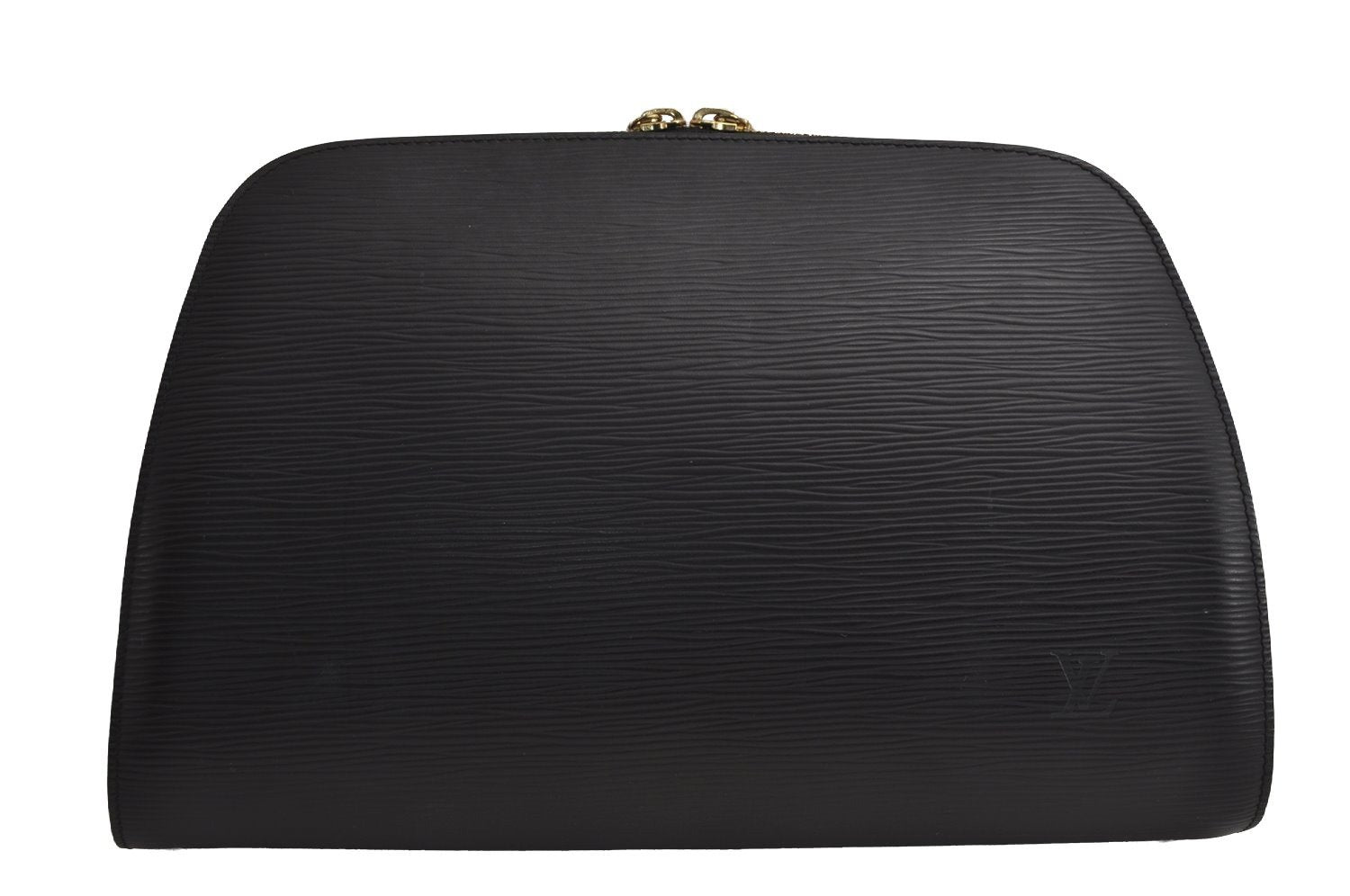 Authentic Louis Vuitton Epi Dauphine GM Pouch Clutch Bag Black M48432 Junk 7657J