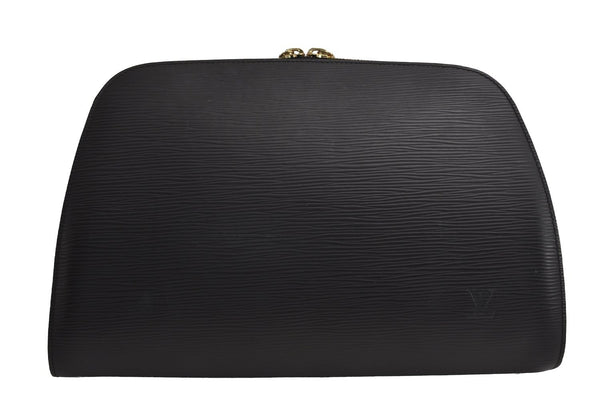 Authentic Louis Vuitton Epi Dauphine GM Pouch Clutch Bag Black M48432 Junk 7657J