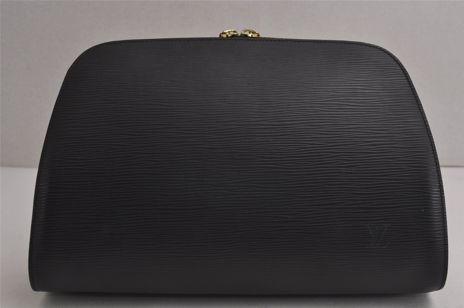 Authentic Louis Vuitton Epi Dauphine GM Pouch Clutch Bag Black M48432 Junk 7657J