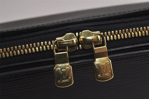 Authentic Louis Vuitton Epi Dauphine GM Pouch Clutch Bag Black M48432 Junk 7657J