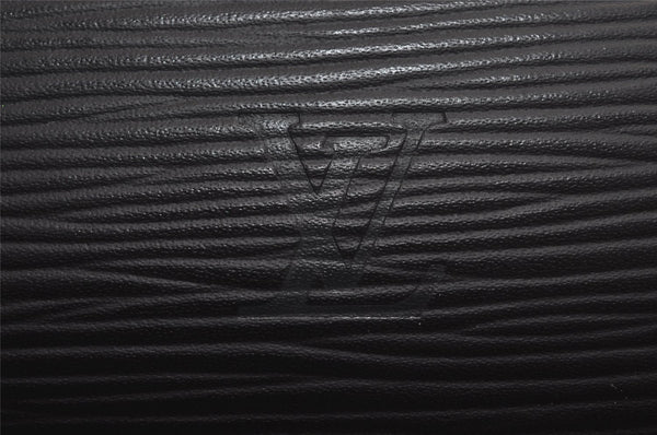 Authentic Louis Vuitton Epi Dauphine GM Pouch Clutch Bag Black M48432 Junk 7657J