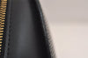 Authentic Louis Vuitton Epi Dauphine GM Pouch Clutch Bag Black M48432 Junk 7657J