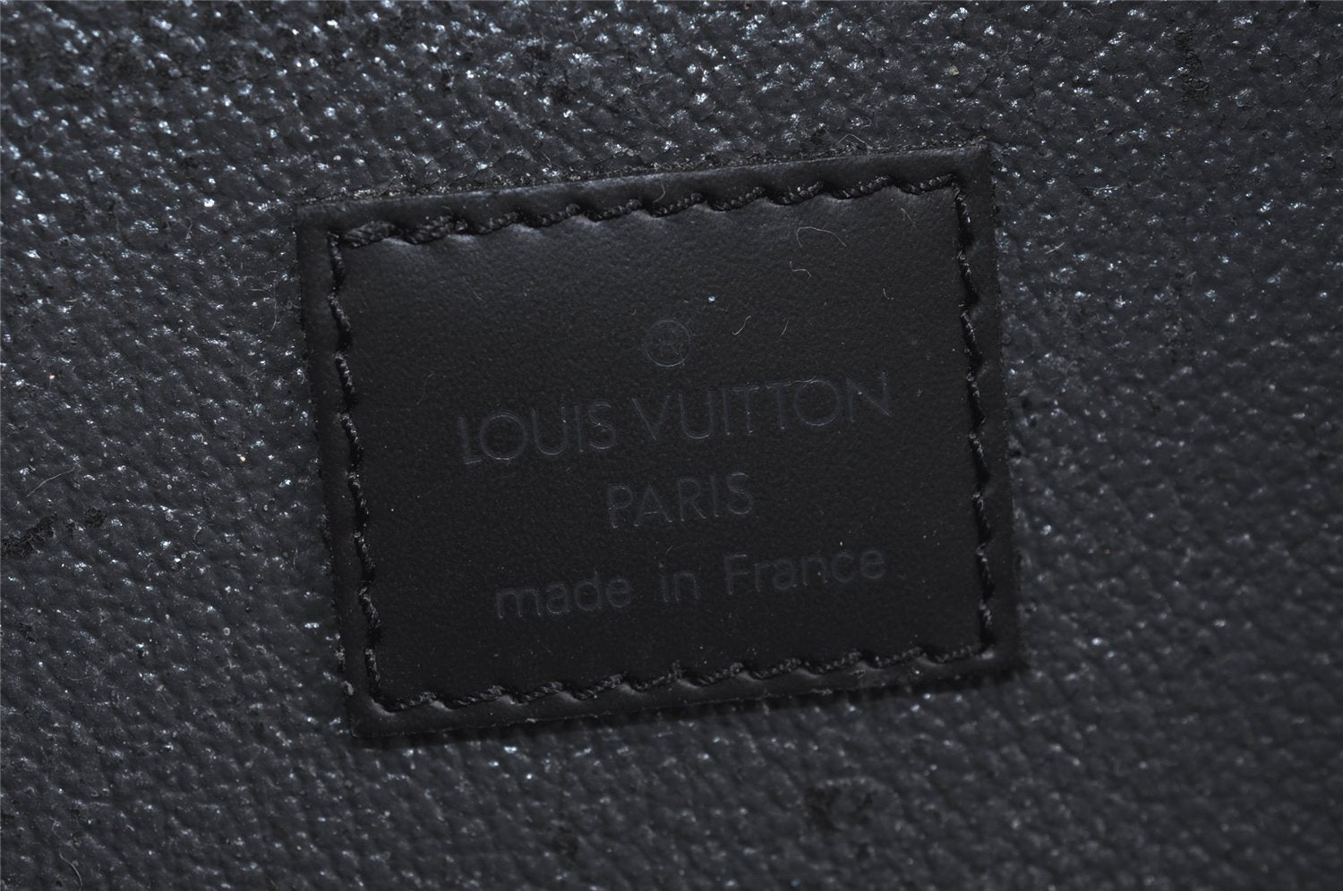 Authentic Louis Vuitton Epi Dauphine GM Pouch Clutch Bag Black M48432 Junk 7657J
