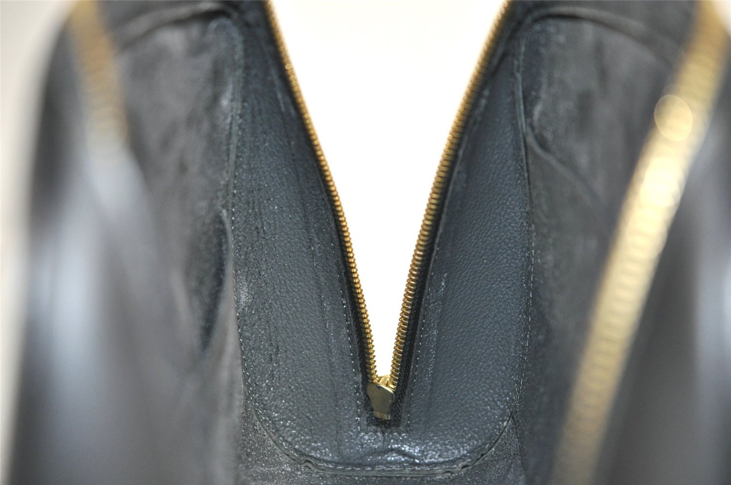 Authentic Louis Vuitton Epi Dauphine GM Pouch Clutch Bag Black M48432 Junk 7657J