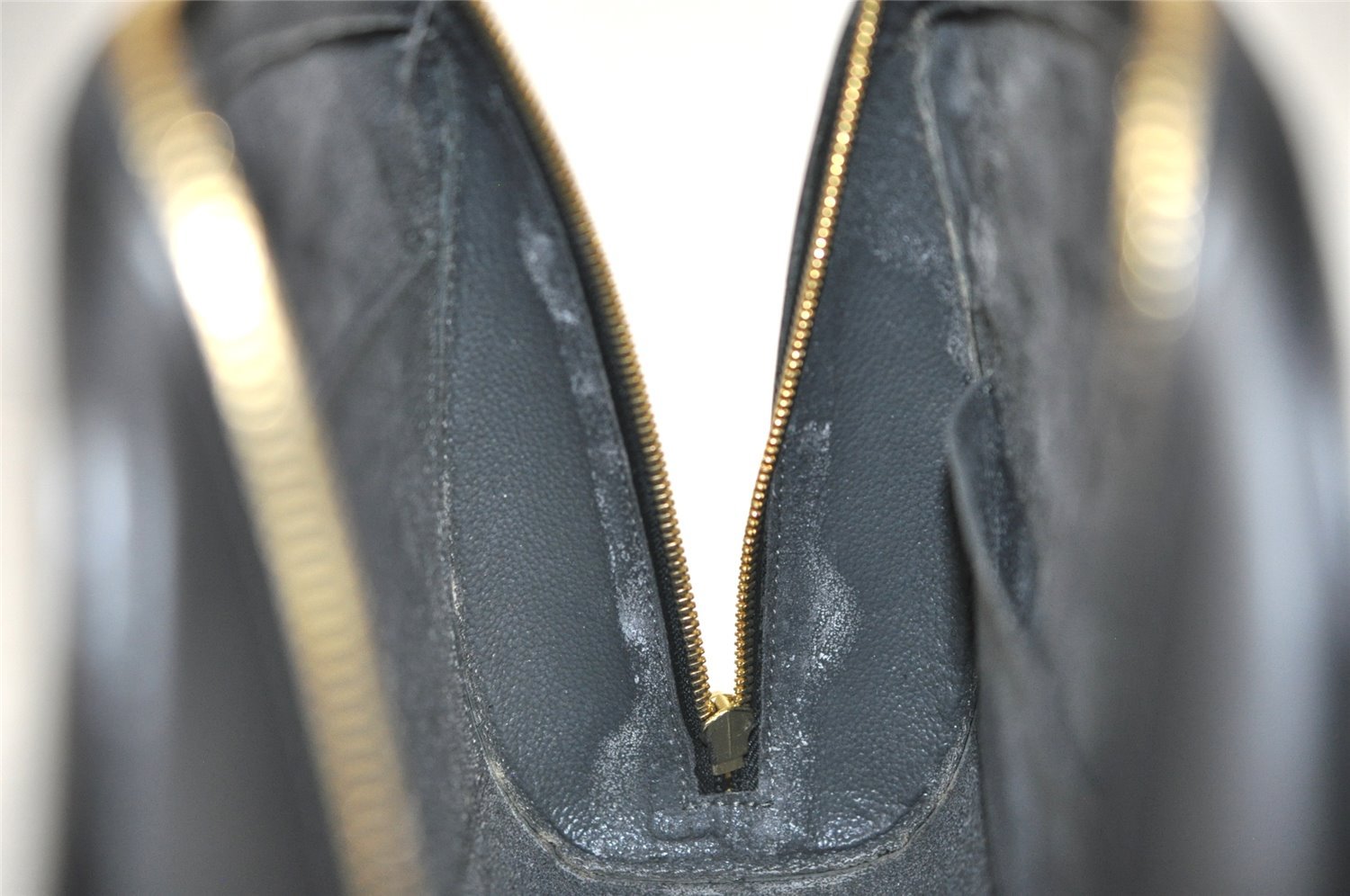 Authentic Louis Vuitton Epi Dauphine GM Pouch Clutch Bag Black M48432 Junk 7657J