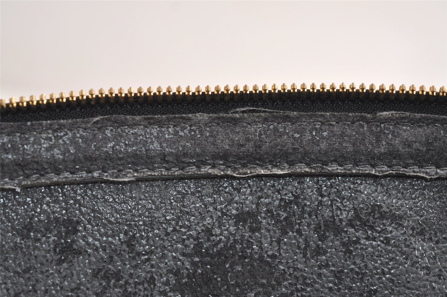 Authentic Louis Vuitton Epi Dauphine GM Pouch Clutch Bag Black M48432 Junk 7657J