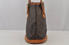 Authentic Louis Vuitton Monogram Bucket PM Shoulder Tote Bag M42238 Junk 7658J