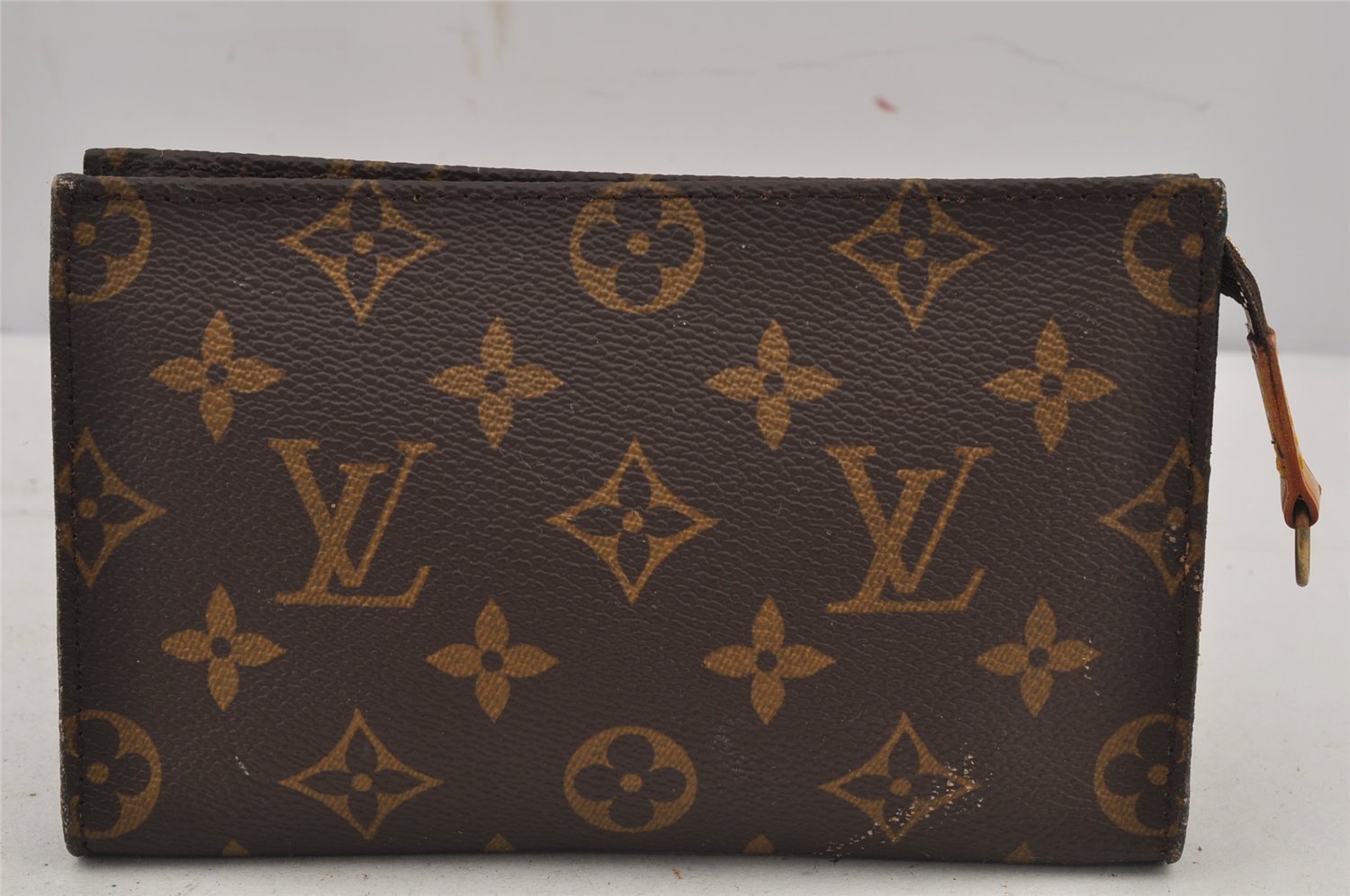 Authentic Louis Vuitton Monogram Bucket PM Shoulder Tote Bag M42238 Junk 7658J