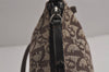 Authentic Christian Dior Trotter Shoulder Hand Bag Canvas Leather Brown 7659J