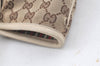 Authentic GUCCI New Britt Shoulder Tote Bag GG Canvas Leather 169946 Brown 7659K