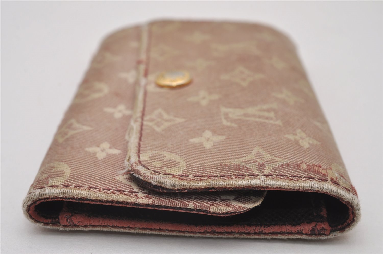 Authentic Louis Vuitton Monogram Idylle Multicles 6 Key Case M62993 Beige 7660I