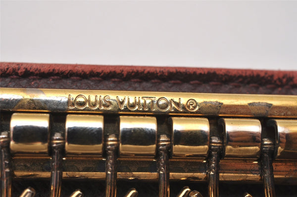 Authentic Louis Vuitton Monogram Idylle Multicles 6 Key Case M62993 Beige 7660I