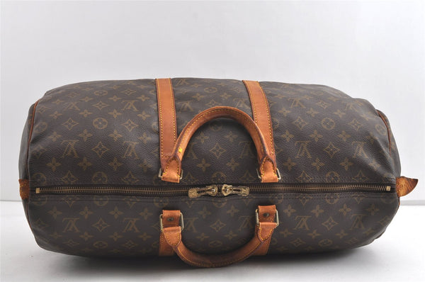 Authentic Louis Vuitton Monogram Keepall 50 Travel Boston Bag M41426 LV 7660J