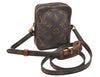 Auth Louis Vuitton Monogram Mini Poche Danube Shoulder Cross Bag M45268 LV 7661K