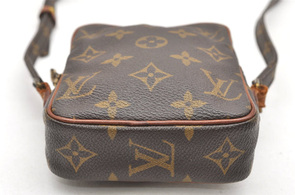 Auth Louis Vuitton Monogram Mini Poche Danube Shoulder Cross Bag M45268 LV 7661K