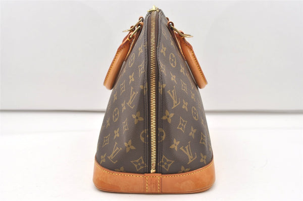 Authentic Louis Vuitton Monogram Alma Hand Bag Purse M51130 LV 7662J