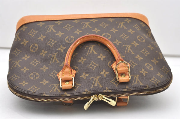 Authentic Louis Vuitton Monogram Alma Hand Bag Purse M51130 LV 7662J