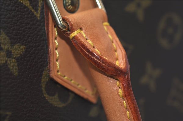 Authentic Louis Vuitton Monogram Alma Hand Bag Purse M51130 LV 7662J