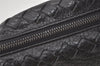 Authentic BOTTEGA VENETA Intrecciato Leather Briefcase Business Bag Black 7662K