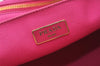 Authentic PRADA Canapa M Canvas Tote Hand Bag BN1877 Pink 7663J