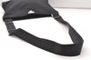 Authentic PRADA Nylon Tessuto Leather Shoulder Cross Body Bag Purse Black 7664J