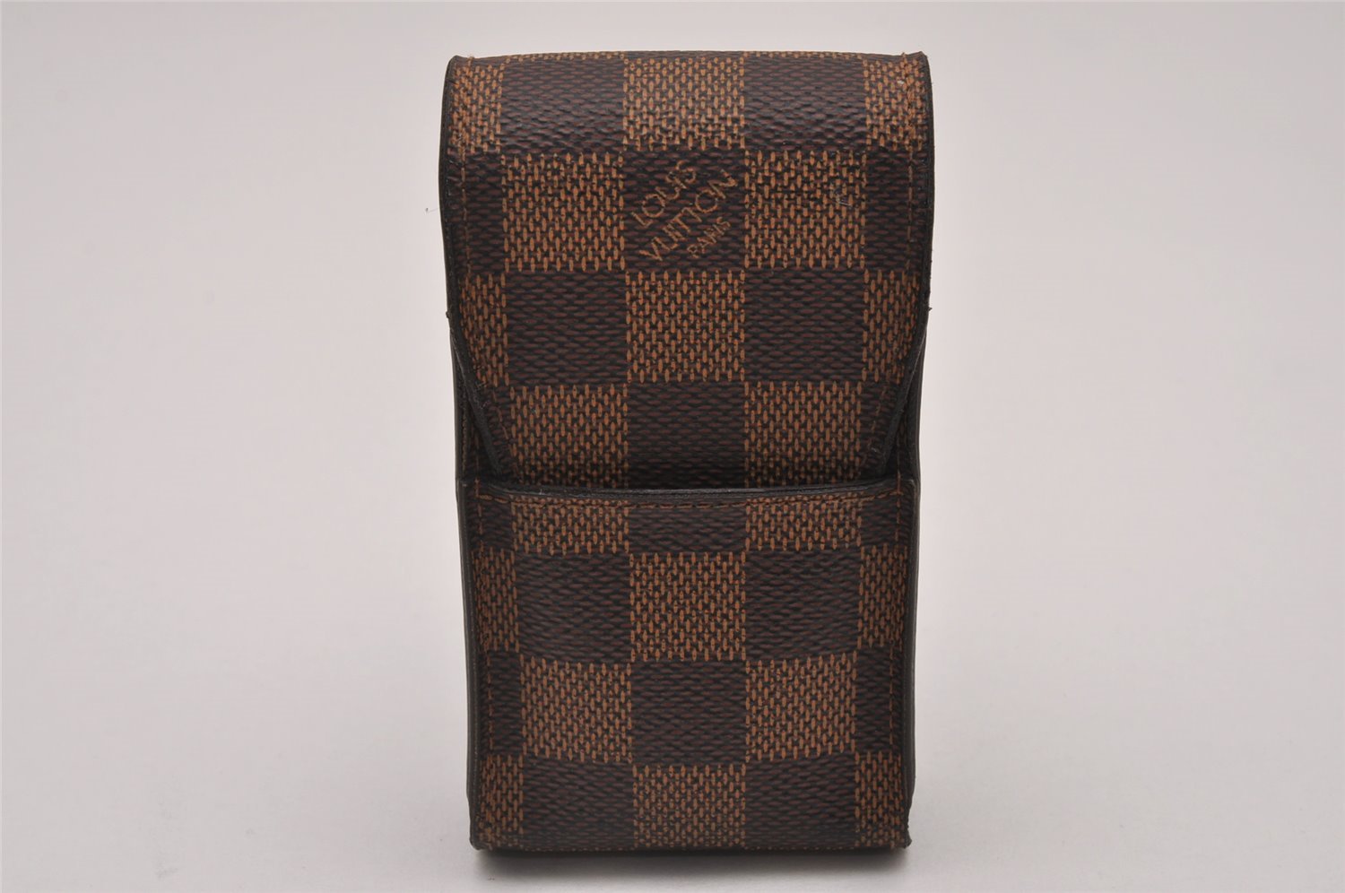 Authentic Louis Vuitton Damier Etui Cigarette Case N63024 LV 7665I
