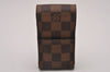 Authentic Louis Vuitton Damier Etui Cigarette Case N63024 LV 7665I