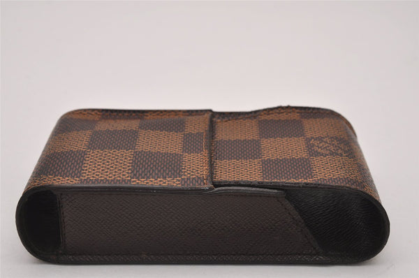 Authentic Louis Vuitton Damier Etui Cigarette Case N63024 LV 7665I