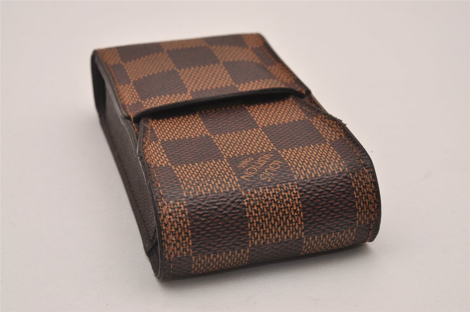 Authentic Louis Vuitton Damier Etui Cigarette Case N63024 LV 7665I