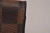 Authentic Louis Vuitton Damier Etui Cigarette Case N63024 LV 7665I