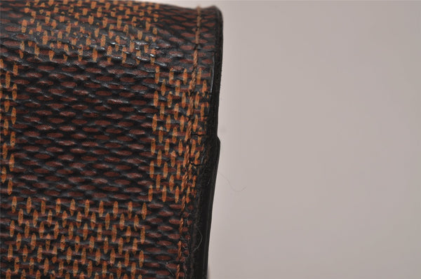Authentic Louis Vuitton Damier Etui Cigarette Case N63024 LV 7665I