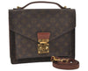 Authentic Louis Vuitton Monogram Monceau 2Way Shoulder Hand Bag M51185 LV 7666J