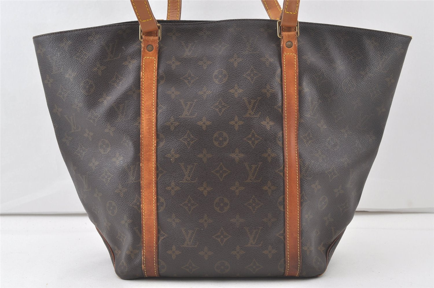 Authentic Louis Vuitton Monogram Sac Shopping PM Tote Bag M51108 LV 7666K