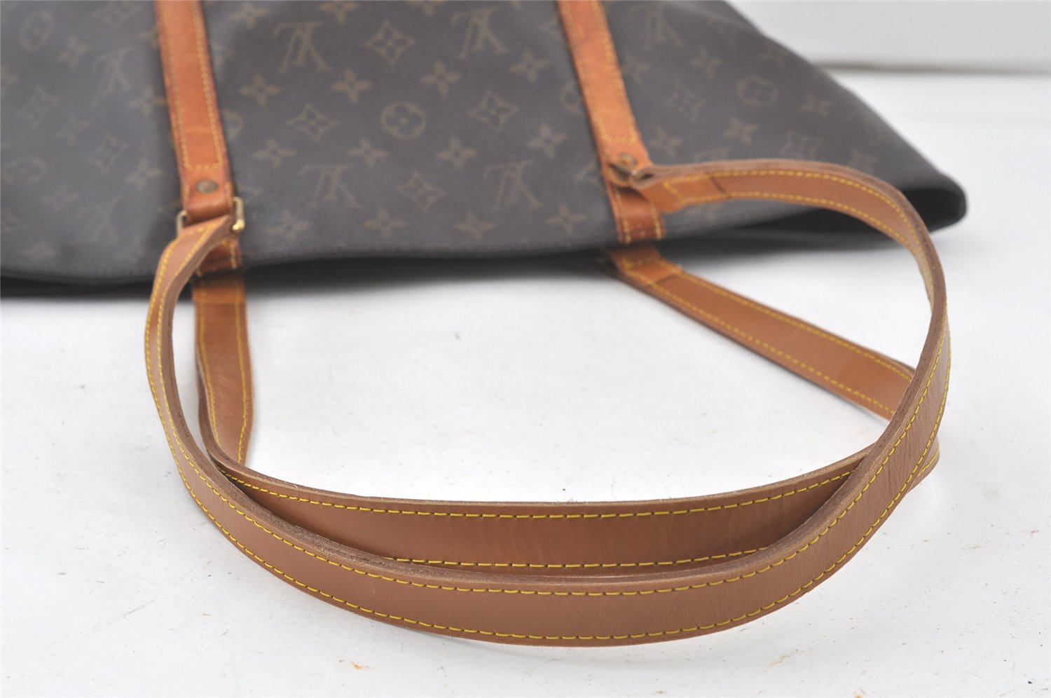 Authentic Louis Vuitton Monogram Sac Shopping PM Tote Bag M51108 LV 7666K