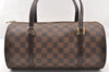 Authentic Louis Vuitton Damier Papillon 30 Hand Bag Purse N51303 LV 7667I