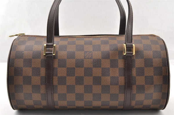 Authentic Louis Vuitton Damier Papillon 30 Hand Bag Purse N51303 LV 7667I