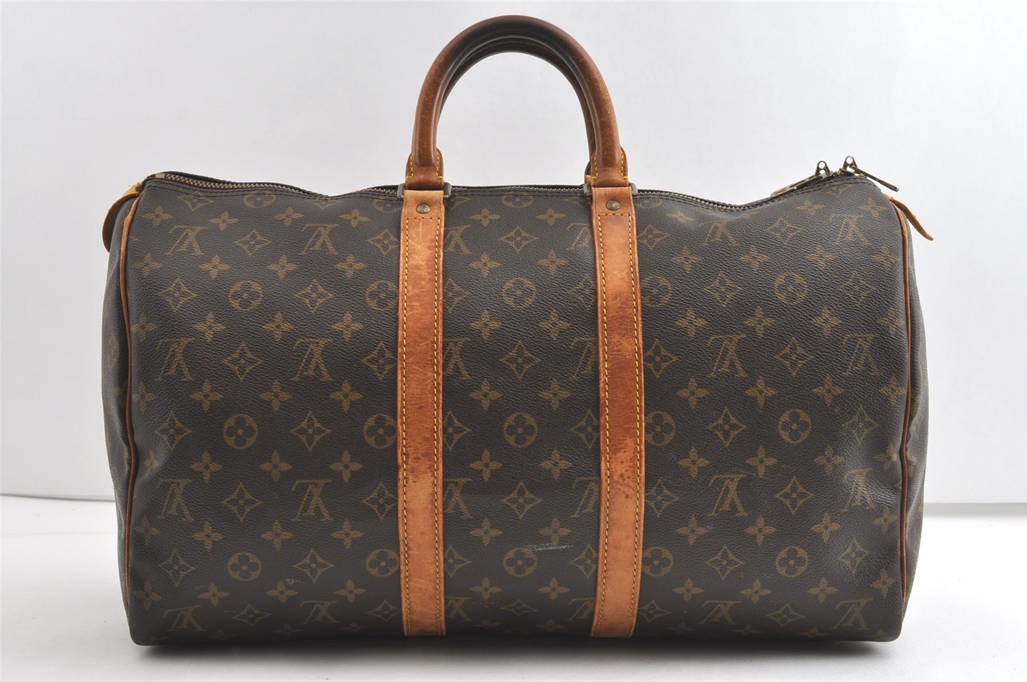 Authentic Louis Vuitton Monogram Keepall 45 Travel Boston Bag M41428 LV 7667J