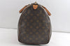 Authentic Louis Vuitton Monogram Keepall 45 Travel Boston Bag M41428 LV 7667J