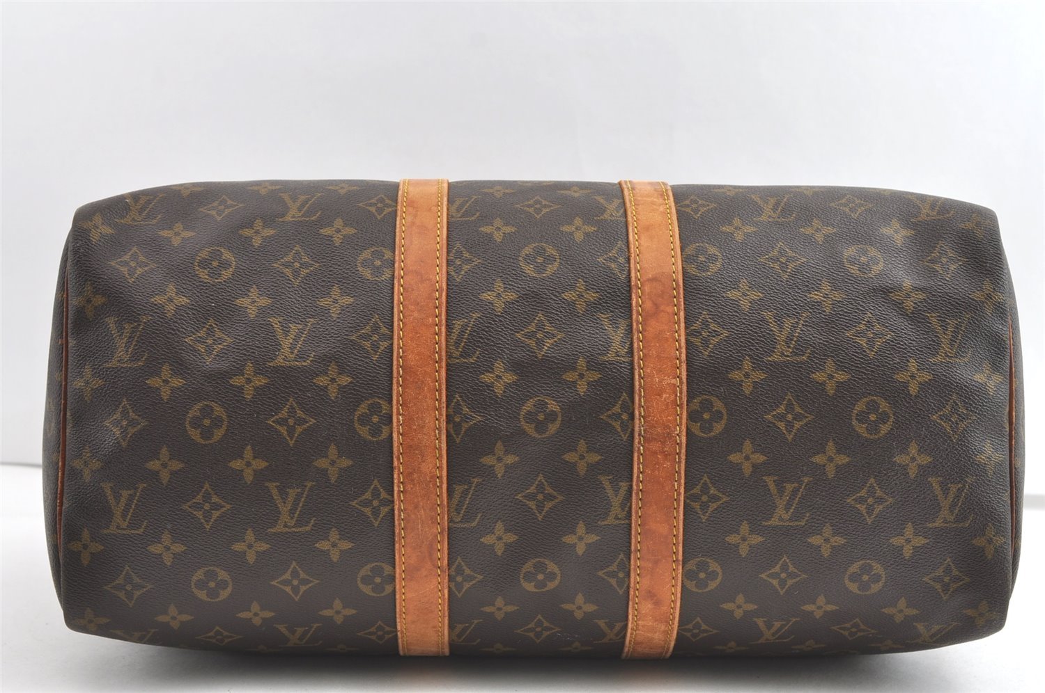 Authentic Louis Vuitton Monogram Keepall 45 Travel Boston Bag M41428 LV 7667J