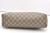 Authentic GUCCI Vintage Shoulder Tote Bag GG PVC Enamel 211138 Brown Pink 7669J