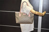 Authentic GUCCI Vintage Shoulder Tote Bag GG PVC Enamel 211138 Brown Pink 7669J