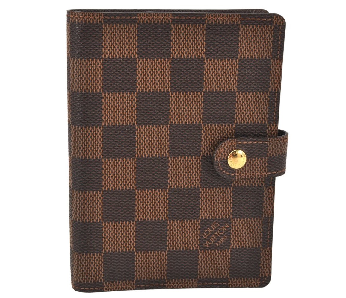 Authentic Louis Vuitton Damier Agenda PM Notebook Cover R20700 LV 7669K