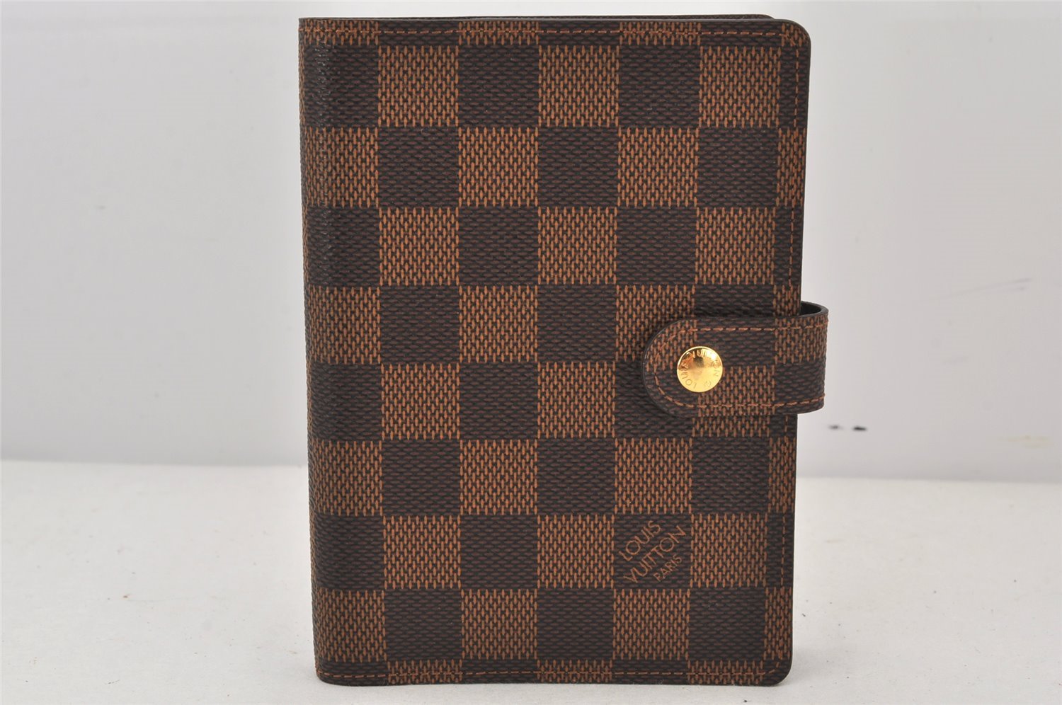 Authentic Louis Vuitton Damier Agenda PM Notebook Cover R20700 LV 7669K