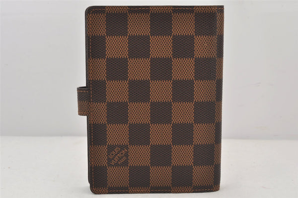 Authentic Louis Vuitton Damier Agenda PM Notebook Cover R20700 LV 7669K