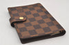 Authentic Louis Vuitton Damier Agenda PM Notebook Cover R20700 LV 7669K