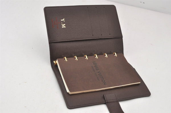 Authentic Louis Vuitton Damier Agenda PM Notebook Cover R20700 LV 7669K