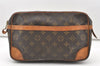 Authentic Louis Vuitton Monogram Compiegne 28 Clutch Hand Bag M51845 LV 7670J